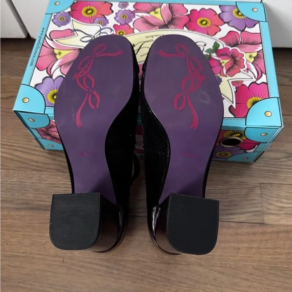 Poetic License “Take It Easy” Burgundy Heels size 8. Euro 39 - Picture 5 of 9